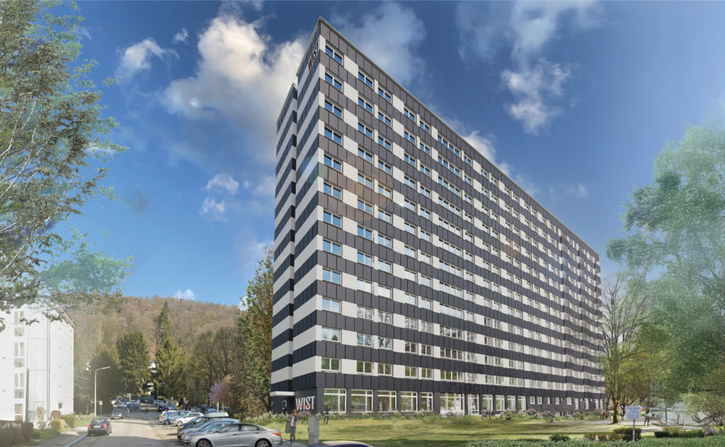PV-Fassade Studentenheim